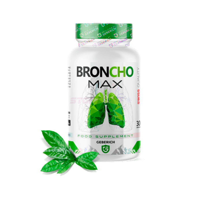 ● BronchoMax - capsules that help thin thick bronchial secretions